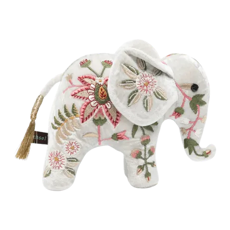 Anke Drechsel Mini Elephant Embroidered Soft Toy