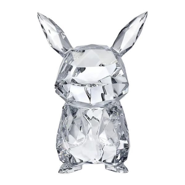 Baccarat x Pokémon Baccarat Pikachu Fragment Cristal Sculpture