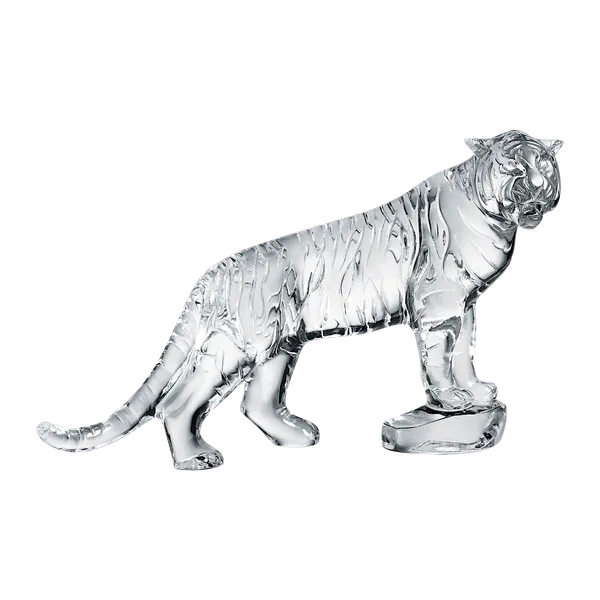 Baccarat Roaring Bengal Sculpture