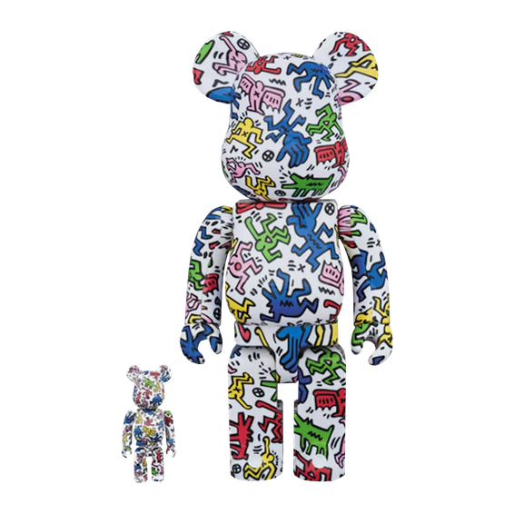 Medicom Toy Be@rbrick Keith Haring #1 100% & 400%