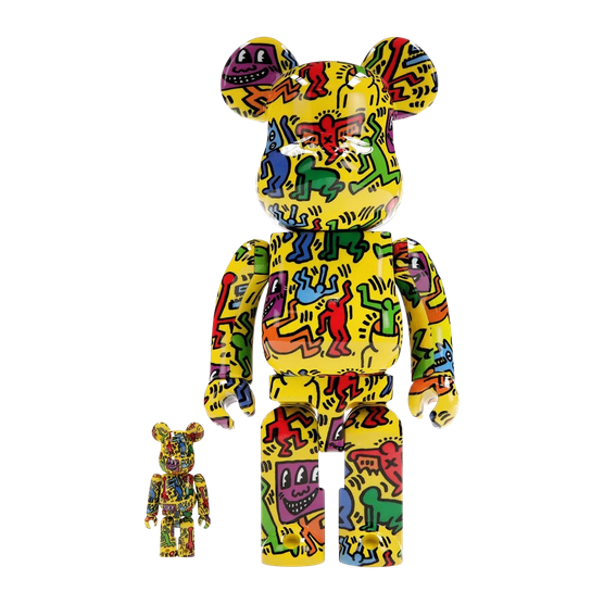 Medicom Toy Be@rbrick Keith Haring #5 100% & 400%
