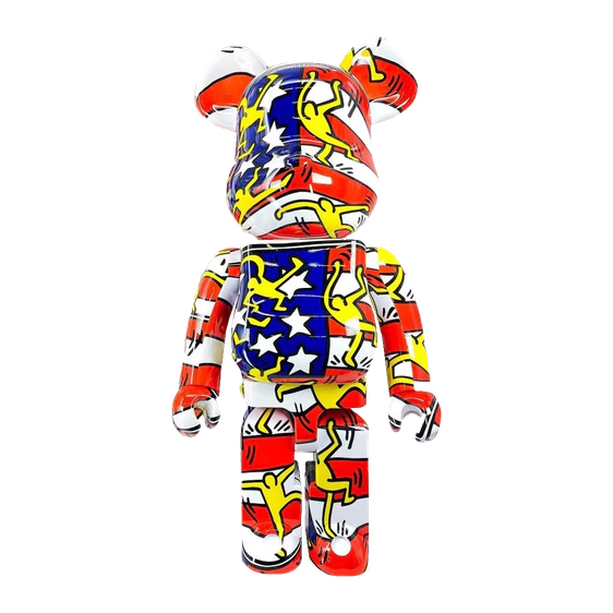 Medicom Toy Be@rbrick Keith Haring American Flag 1000%