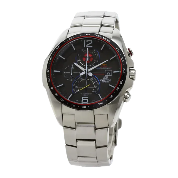 Casio Edifice × Red Bull Racing Casio Edifice Chronograph Tachymeter Watch EFR‑528RB‑1A