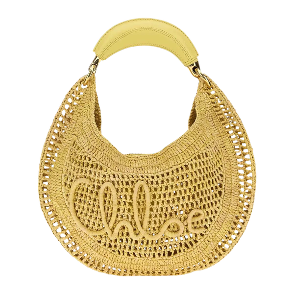 Chloé Summer Banana Logo-embroidered Shoulder Bag