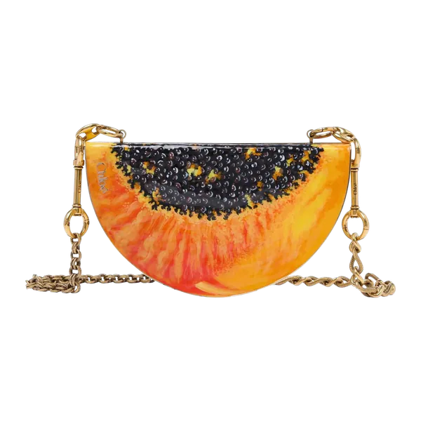 Chloé Tropicus Papaya Hand Bag