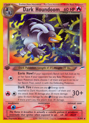 Pokémon Dark Houndoom · Neo Destiny