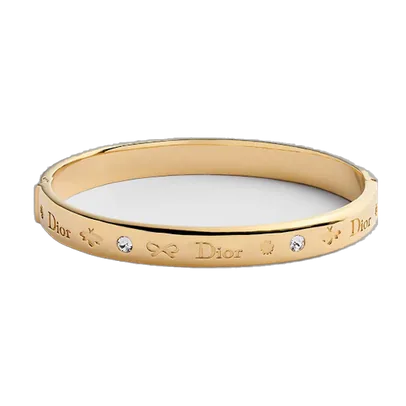 DIOR Women's Trésor Bangle with Crystals