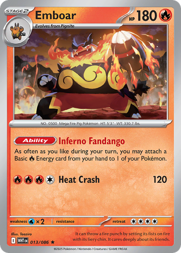 Pokémon Emboar · White Flare