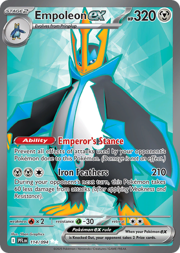 Pokémon Empoleon ex · Phantasmal Flames