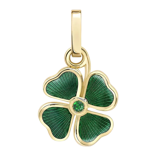 Fabergé Forever Clover Charm 18kt 0.01ctw