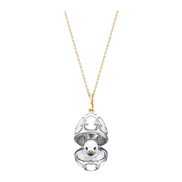 Faberge Heritage Seal Pup Surprise Locket