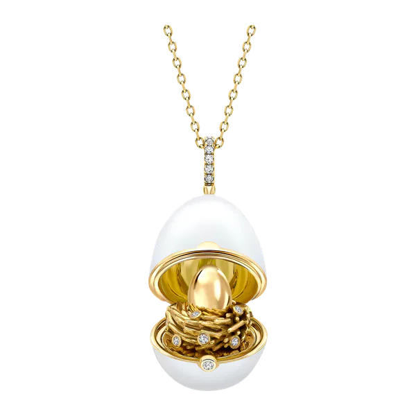 Faberge No.1 Enamel Egg Pendant