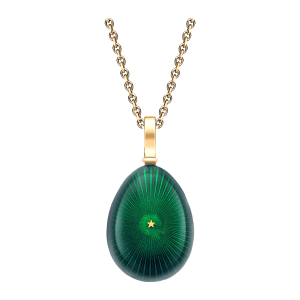 Faberge Starburst Egg Pendant
