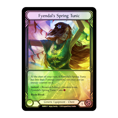 Flesh and Blood - Fyendal's Spring Tunic (Extended Art Rainbow Foil) - Promos 002/371