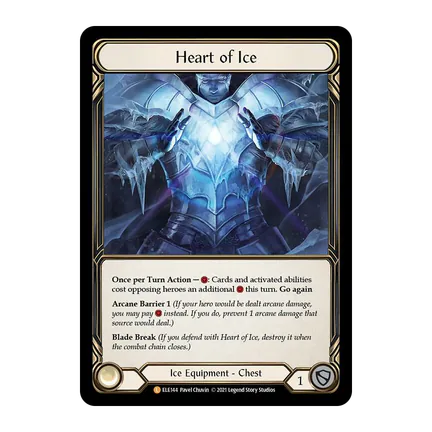 Flesh and Blood - Heart of Ice (Cold Foil Golden) - Promos 053/371