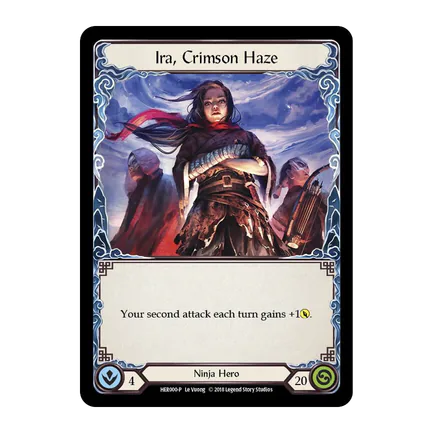 Flesh and Blood - Ira, Crimson Haze (Cold Foil) - Hero Promos 000/048