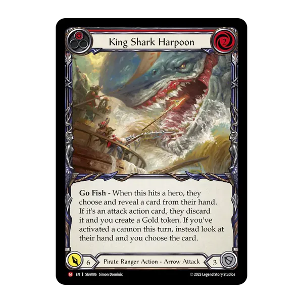 Flesh and Blood - King Shark Harpoon - High Seas 086/265