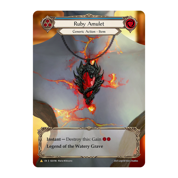 Flesh and Blood - Ruby Amulet - High Seas 196/265