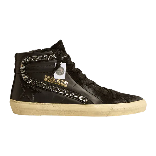 Golden Goose Slide Black Star