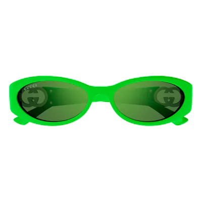 Gucci Round Frame Injection Sunglasses