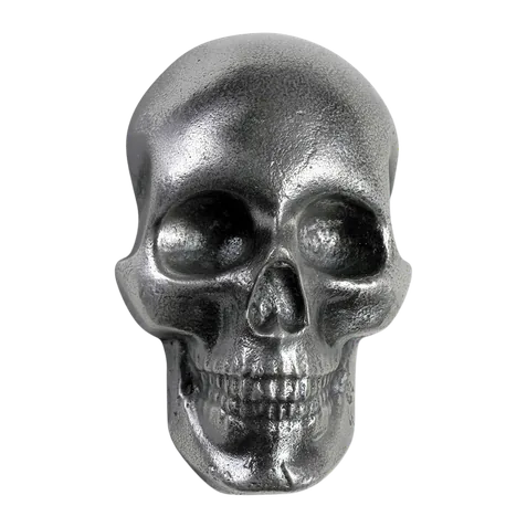 Apmex Hand Poured Silver Skull - Limited Edition