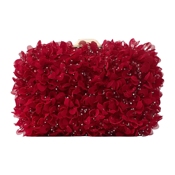 Jimmy Choo Cloud Floral Crystal Clutch Bag