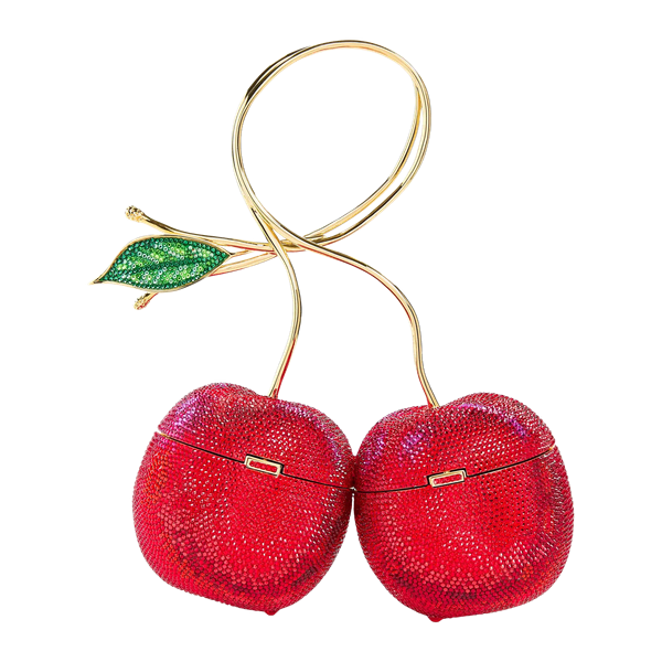 Judith Leiber Couture Cherries Sweetheart Clutch