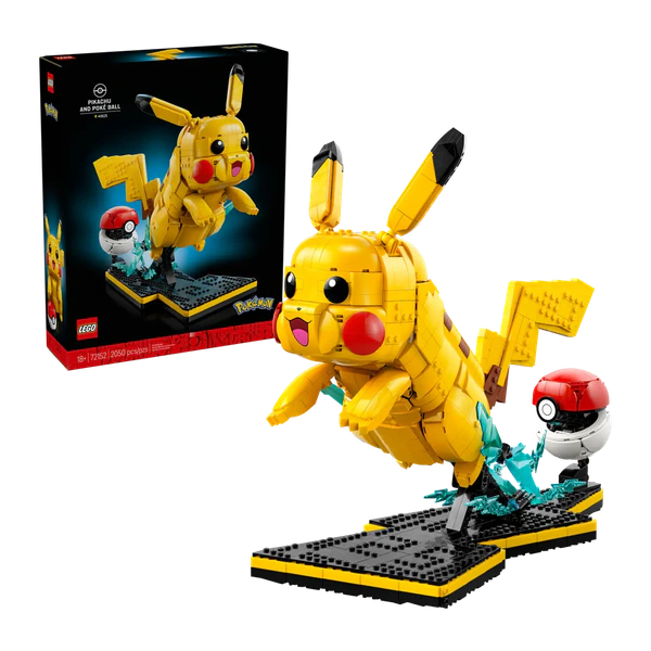 LEGO Pokemon Pikachu and Poke Ball 72152
