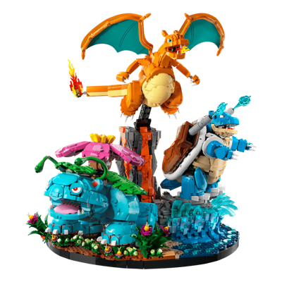 Pokémon LEGO Pokemon Venusaur, Charizard & Blastoise Display