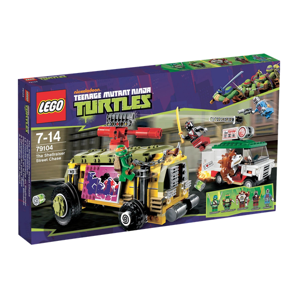 LEGO TMNT The Shellraiser Street Chase Set 79104