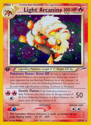 Pokémon Light Arcanine · Neo Destiny
