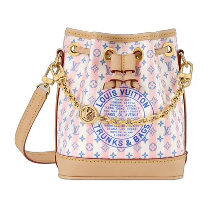 Louis Vuitton Nano Noé LV Stamp Monogram Canvas