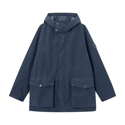 Man Stone Island David Light-tc Ghost Short Parka Jacket