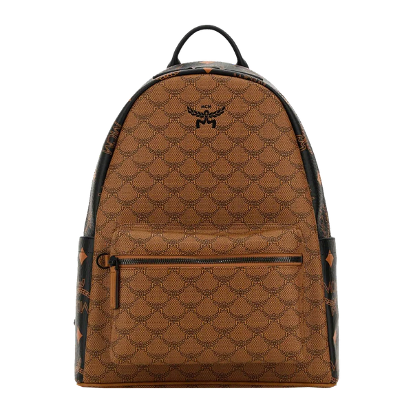 MCM Medium Stark Backpack Cognac