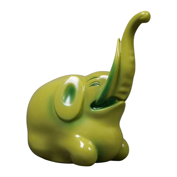 Medicom Jakuchu Jade Elephant Figure