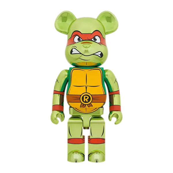 Medicom Toy Be@rbrick TMNT Raphael Chrome 1000%