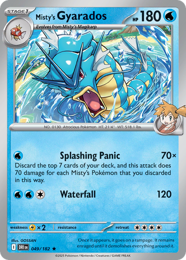 Pokémon Misty's Gyarados · Destined Rivals