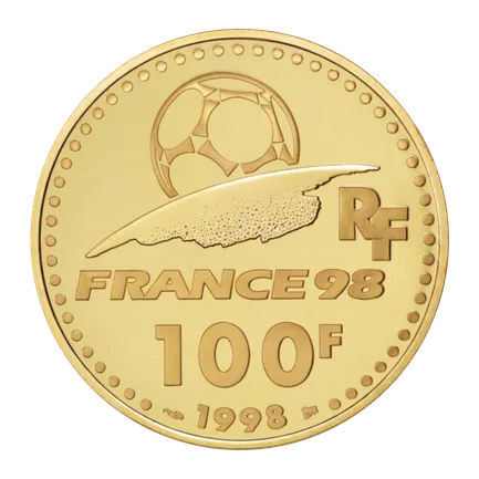 Monnaie de Paris 100 Francs 1998 World Cup
