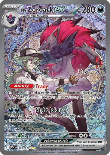 Pokémon N's Zoroark ex · Ascended Heroes