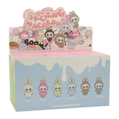 Pop Mart Labubu Exciting Macaron Vinyl Face Sealed Case