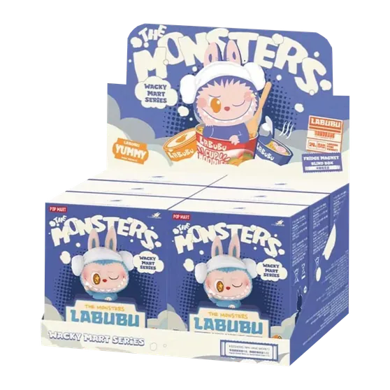 Pop Mart Labubu Wacky Mart Fridge Magnet Sealed Case