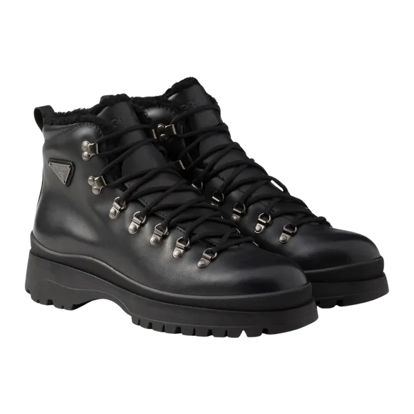 Prada Brixxen Leather Boots