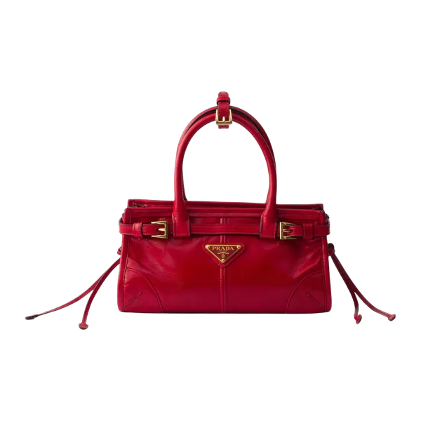 Prada Mini Bonnie Leather Tote Bag