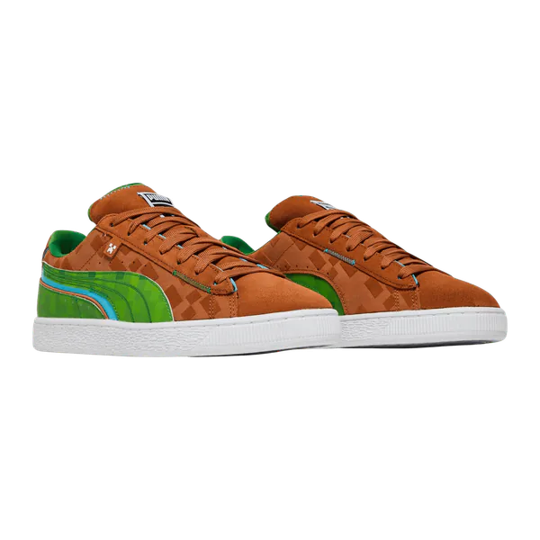 Puma x Minecraft Suede Grass Block