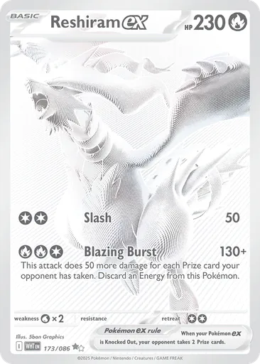 Pokémon Reshiram ex · White Flare
