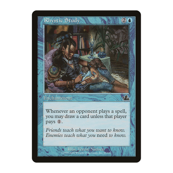 Magic: The Gathering Rhystic Study · Prophecy