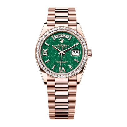 Rolex Day-Date 36 Everose Green Aventurine