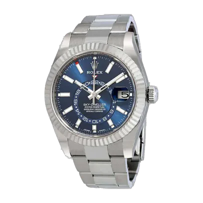 Rolex Sky-Dweller Dial Automatic Men's 18kt Gold Oyster