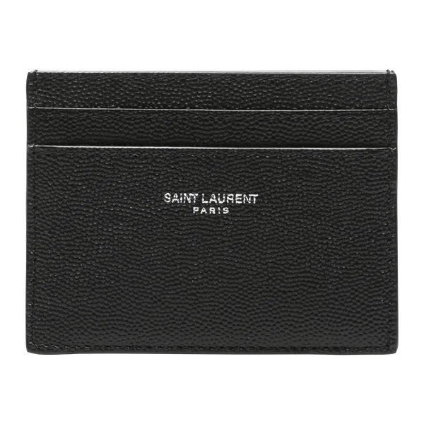 Saint Laurent Logo Leather Cardholder