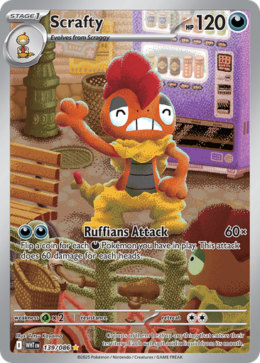 Pokémon Scrafty · White Flare